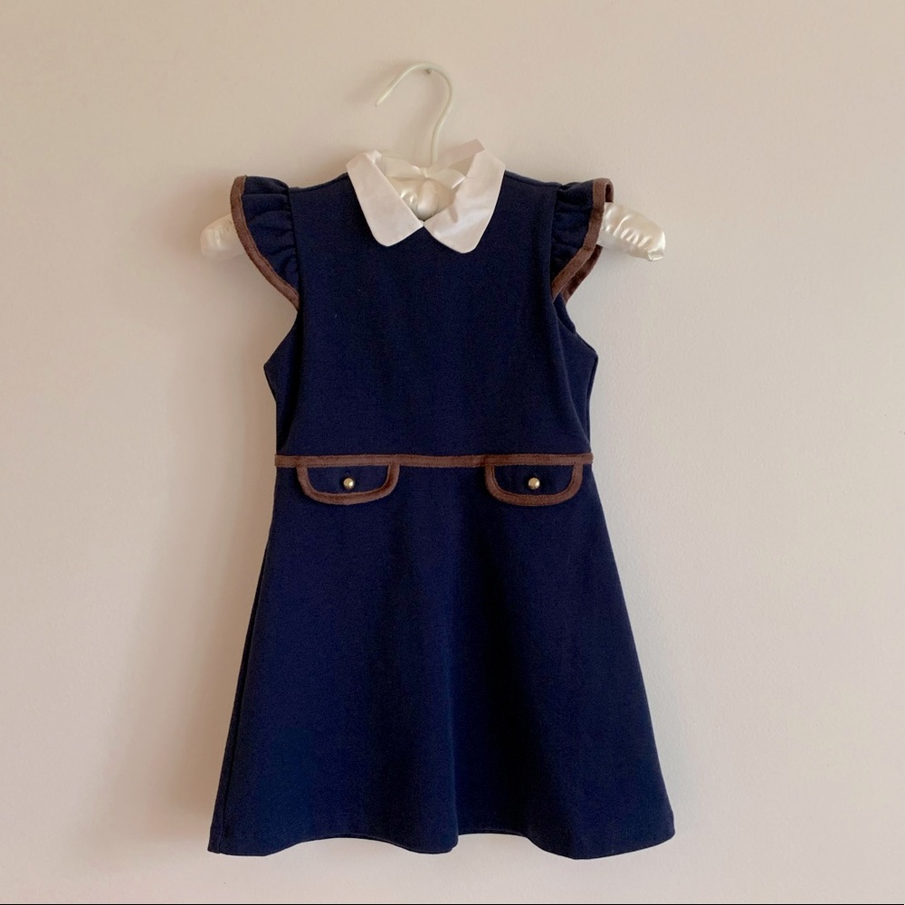 Janie and Jack Ponte Collared Dress!!